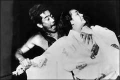 Toshiro Mifune and Machiko Kyo