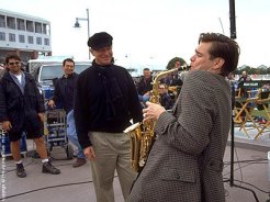 Peter Weir and Jim Carrey