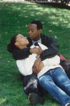 Sanaa Latham and Omar Epps in Love and Basketball