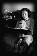 Minnie Driver in the Studio